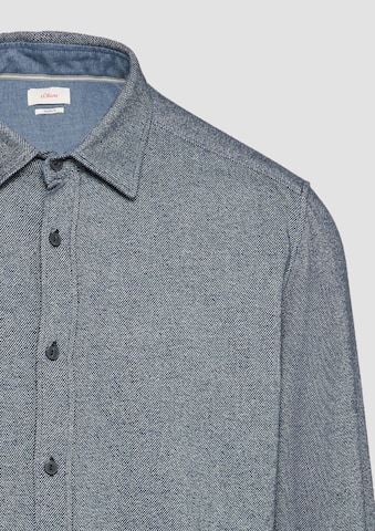 s.Oliver Regular fit Overhemd in Blauw