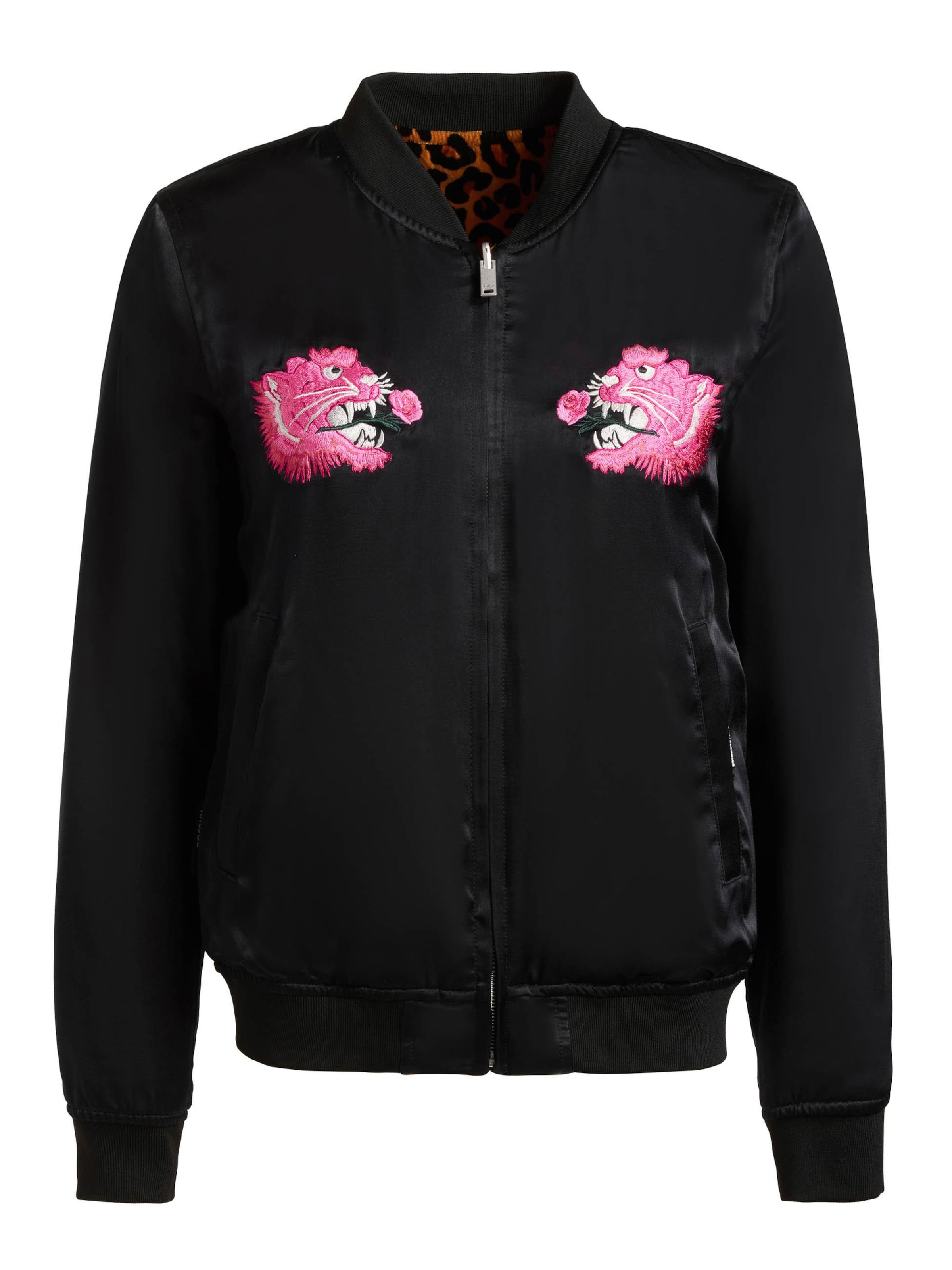 khujo Jacke 'Ruby' in Schwarz: Vorderseite