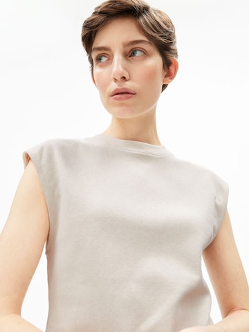 ARMEDANGELS Top 'Un-Wasted' in Beige: front