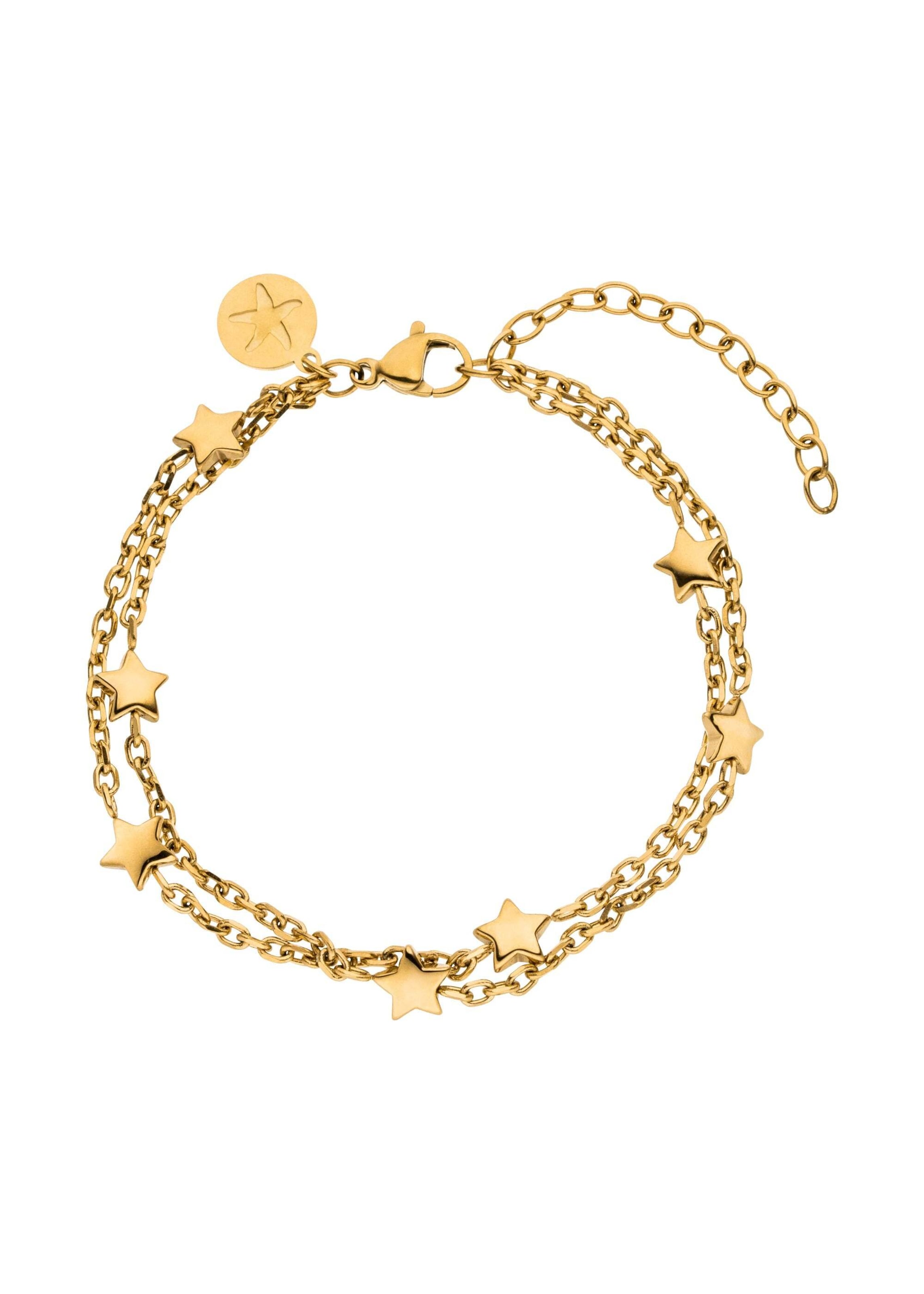PURELEI Armband 'Star' in Gold: Vorderseite