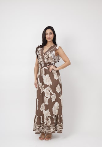 Elara Kjole i brun