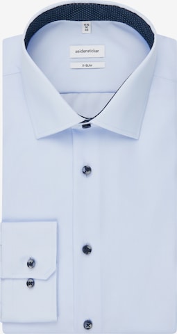 SEIDENSTICKER Slim fit Business Shirt ' X-Slim ' in Blue