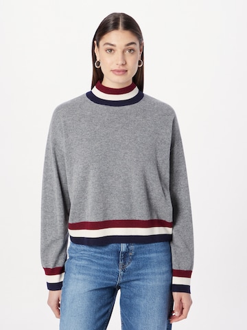 Pull-over TOMMY HILFIGER en gris : devant