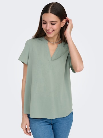 ONLY - Blusa 'ONLELITE' en verde: frente