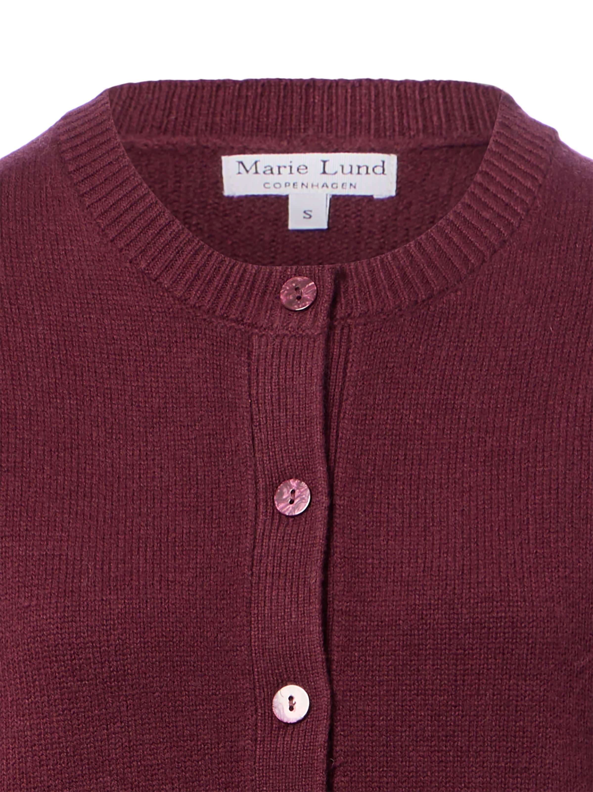 Marie Lund Knit cardigan in Purple