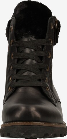 REMONTE Lace-Up Ankle Boots in Black