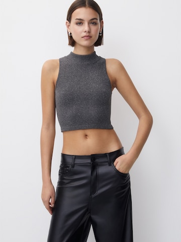 Pull&Bear Knitted top in Grey: front