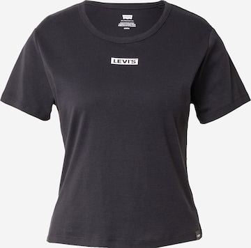 LEVI'S ® Тениска 'Graphic Rickie Tee' в черно: отпред