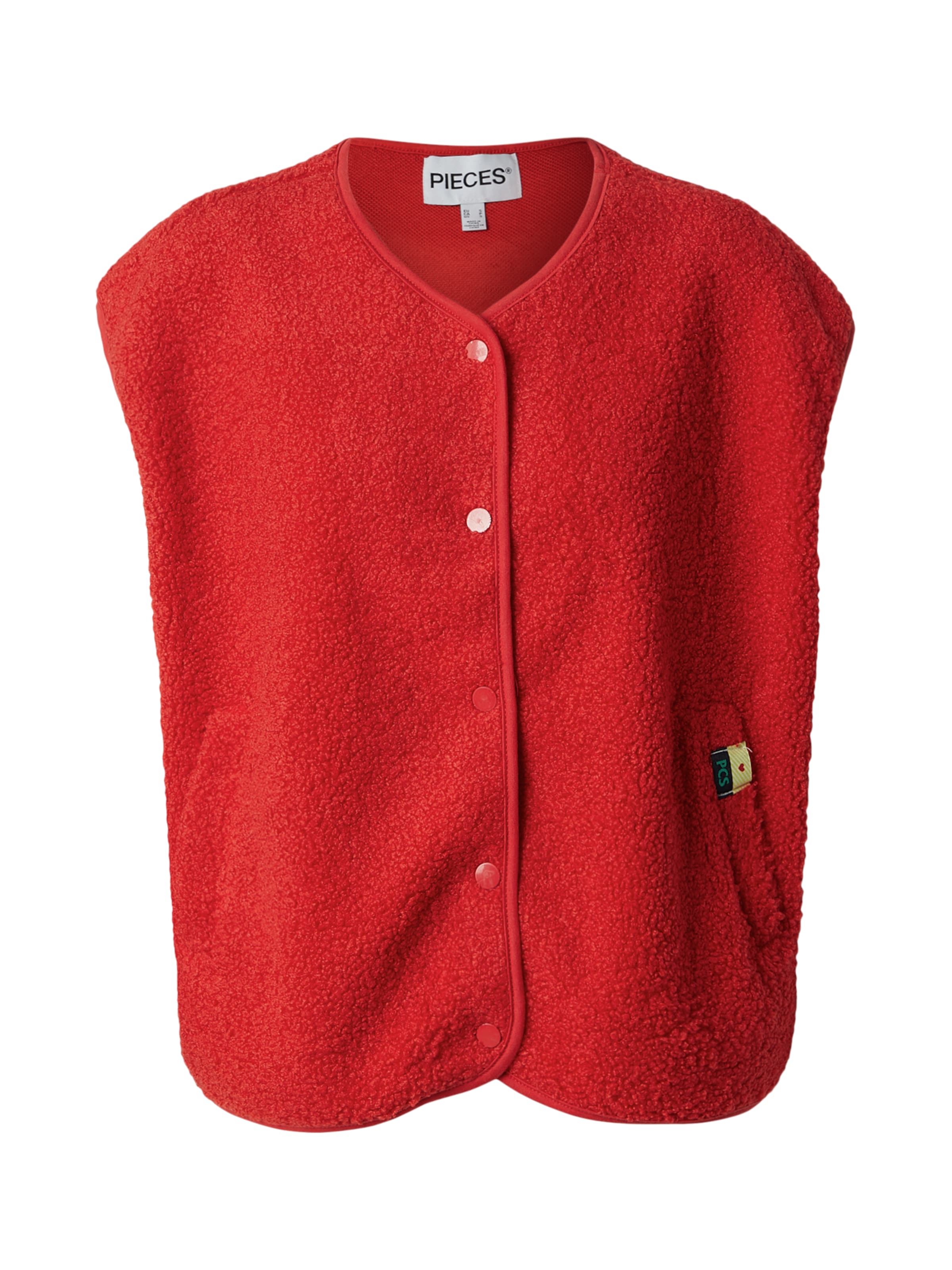 PIECES Vest 'PCKATTY' in Red: front