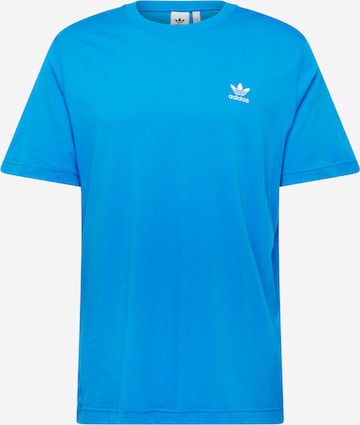 Tricou 'Trefoil Essentials' de la ADIDAS ORIGINALS pe albastru: față