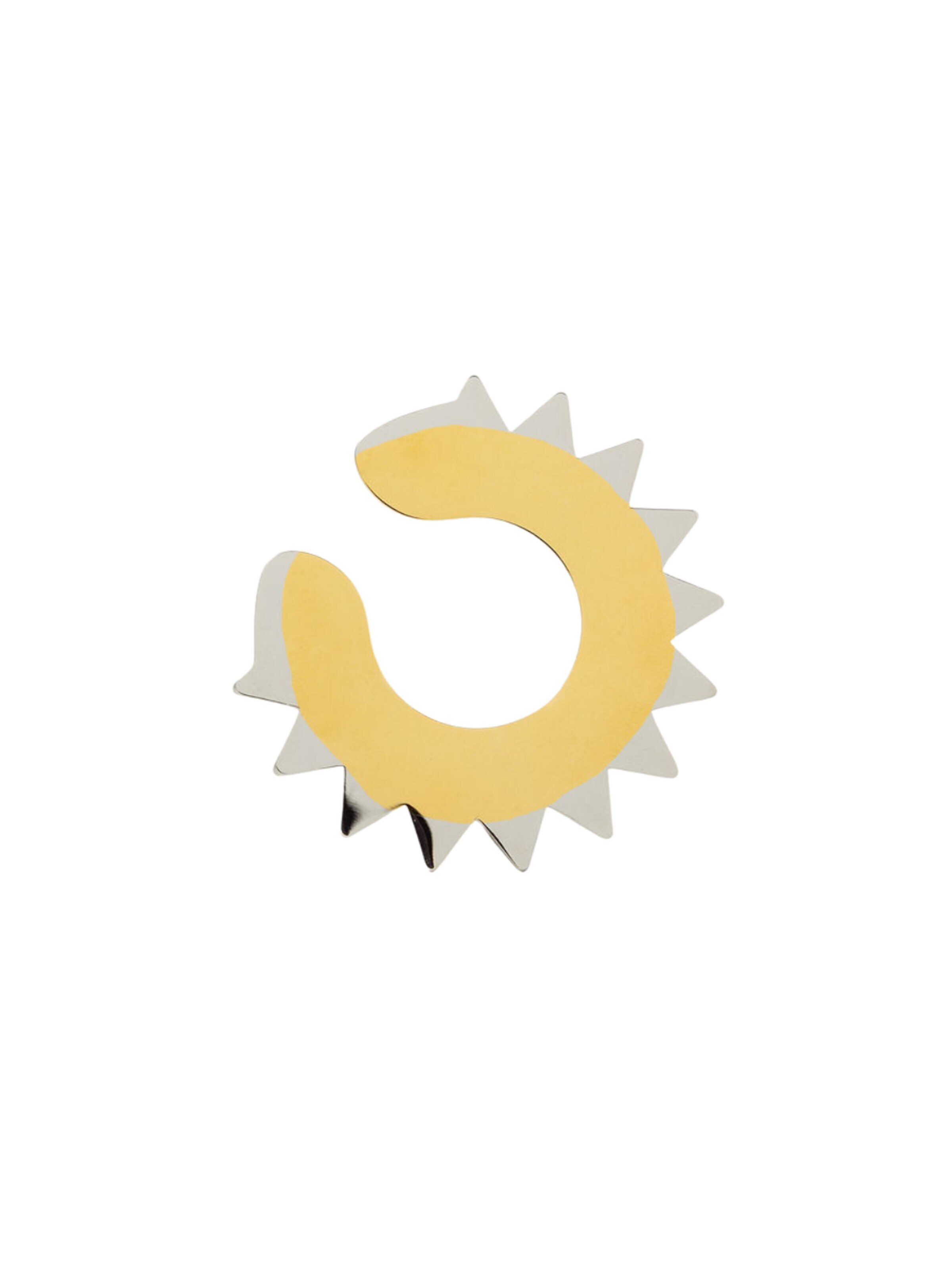 YParis Oorbellen 'Ear cuff Xen Bi' in Goud: voorkant