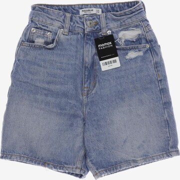 Pull&Bear Shorts in XXS in Blue: front