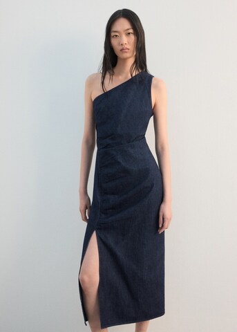 MANGO Kleid in Blau: Vorderseite