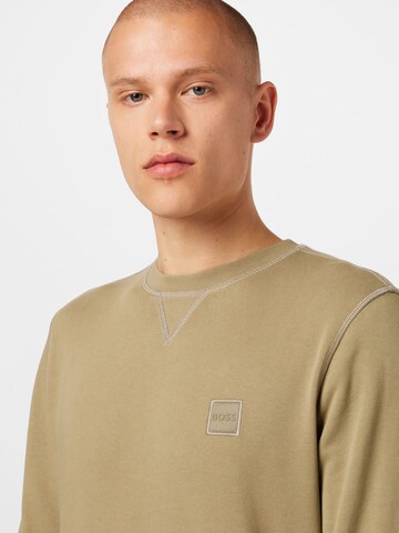 BOSS Orange Sweatshirt 'Westart' in Grün