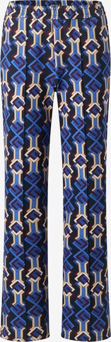 ÆNGELS Wide leg Broek in Blauw: voorkant