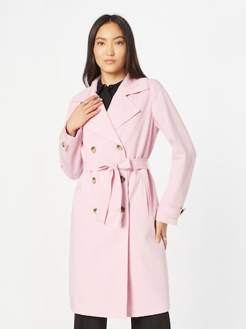 modström Ανοιξιάτικο και φθινοπωρινό παλτό 'Hiro' σε ροζ: μπροστά