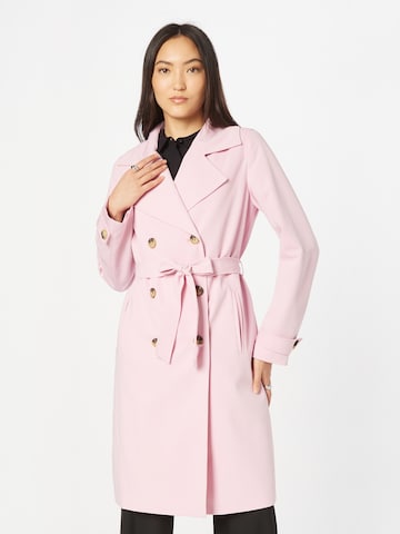 modström Between-Seasons Coat 'Hiro' in Pink: front