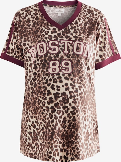 Next Paita värissä vaaleabeige / tummanruskea / tummanpunainen, Tuotenäkymä