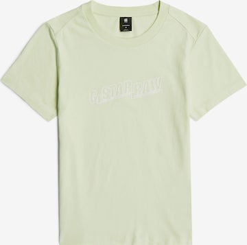 G-STAR T-Shirt in Grün: Vorderseite