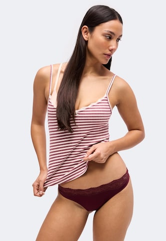 Lindex - Tanga 'Nellie' en rojo