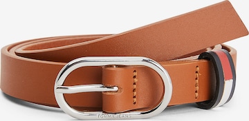 Ceinture Tommy Jeans en marron : devant