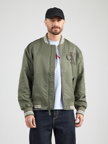 Calvin Klein Jeans Kurtka przejściowa 'TIPPED HERO' w kolorze zielony: przód