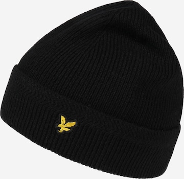 Lyle & Scott - Gorra en negro: frente