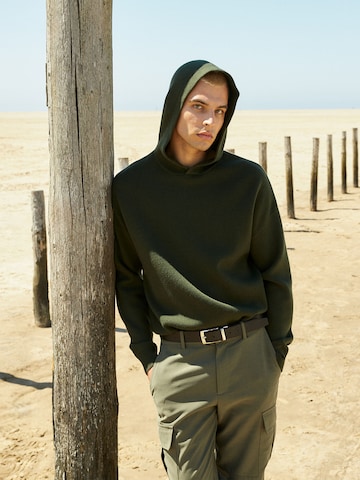 Guido Maria Kretschmer Men - Sweatshirt 'Domenic jumper' em verde: frente