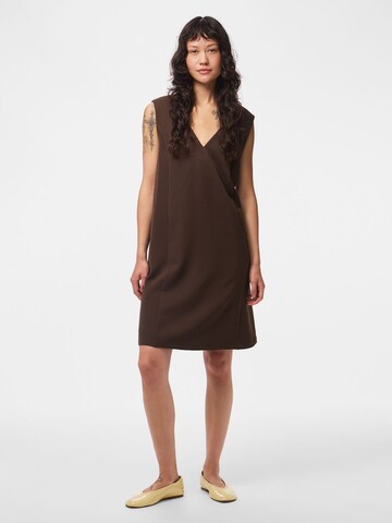 PIECES Dress 'PCKAMIL' in Brown