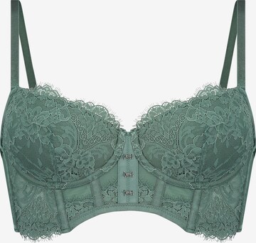 Hunkemöller Balconette Bra 'Bella' in Green: front