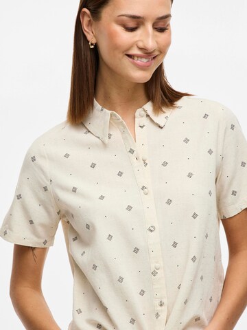 VILA Bluse i beige