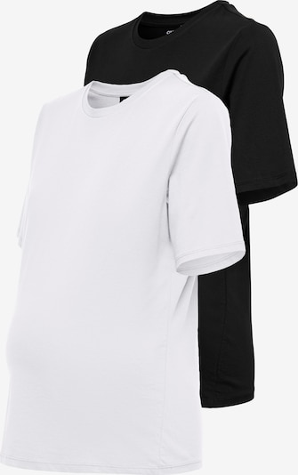 Marškinėliai iš Only Maternity, spalva – juoda / balta, Prekių apžvalga