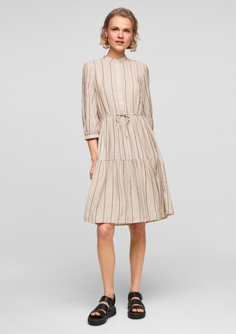 QS Shirt Dress in Beige