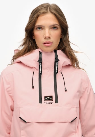 Veste de sport Superdry en rose
