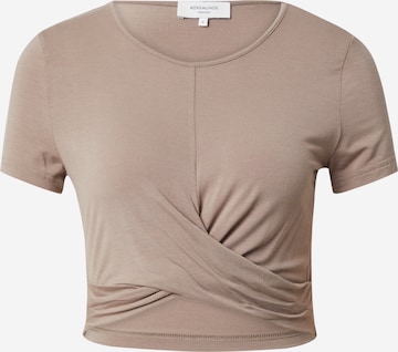 rosemunde Shirt in Bruin: voorkant