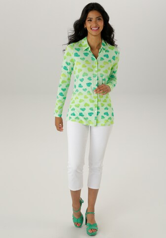 Aniston SELECTED Bluse in Grün