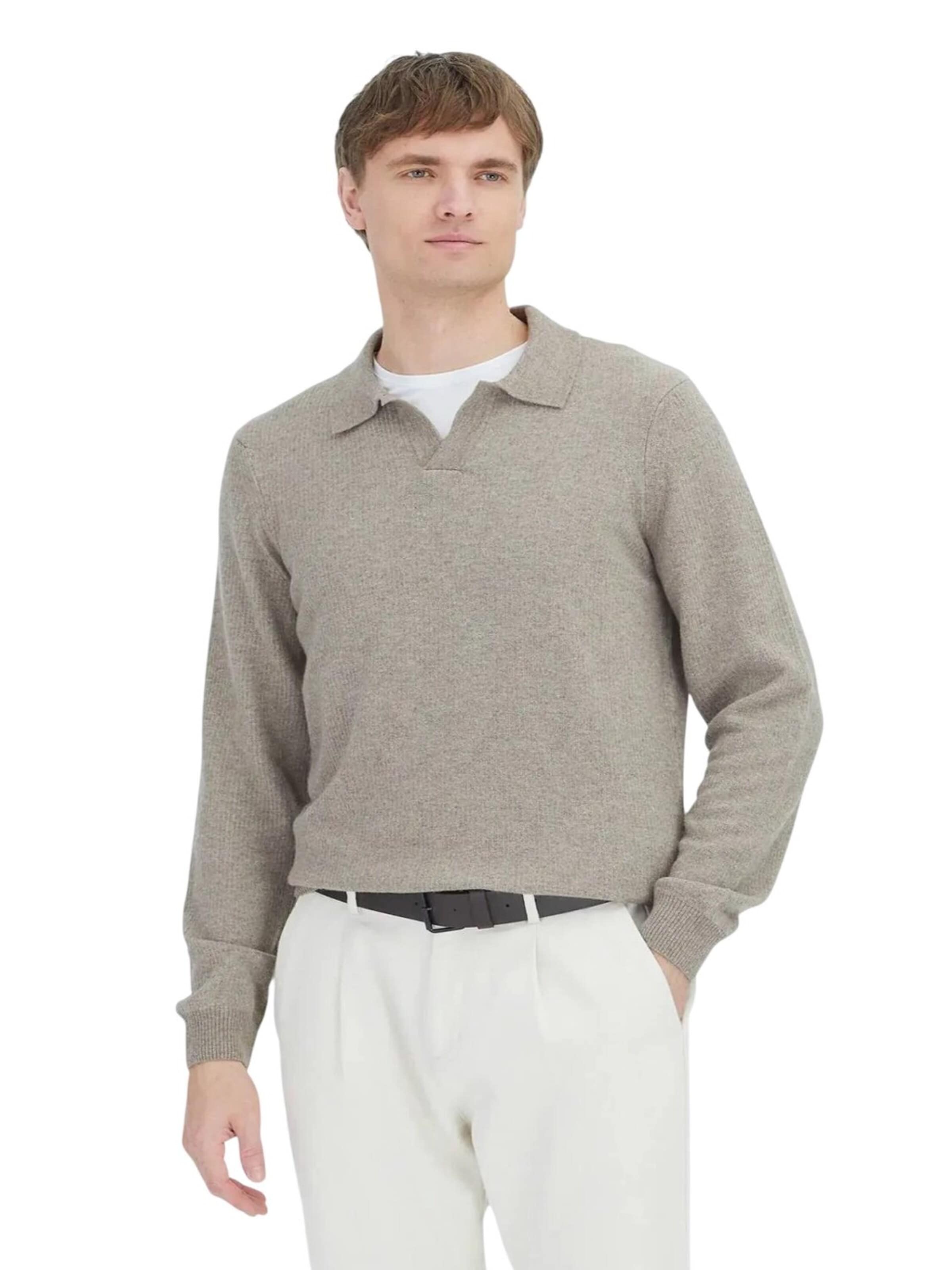 Ramsey Knit Cardigan in Grey
