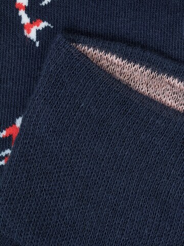 Von Jungfeld Socks 'Signature Icons' in Blue