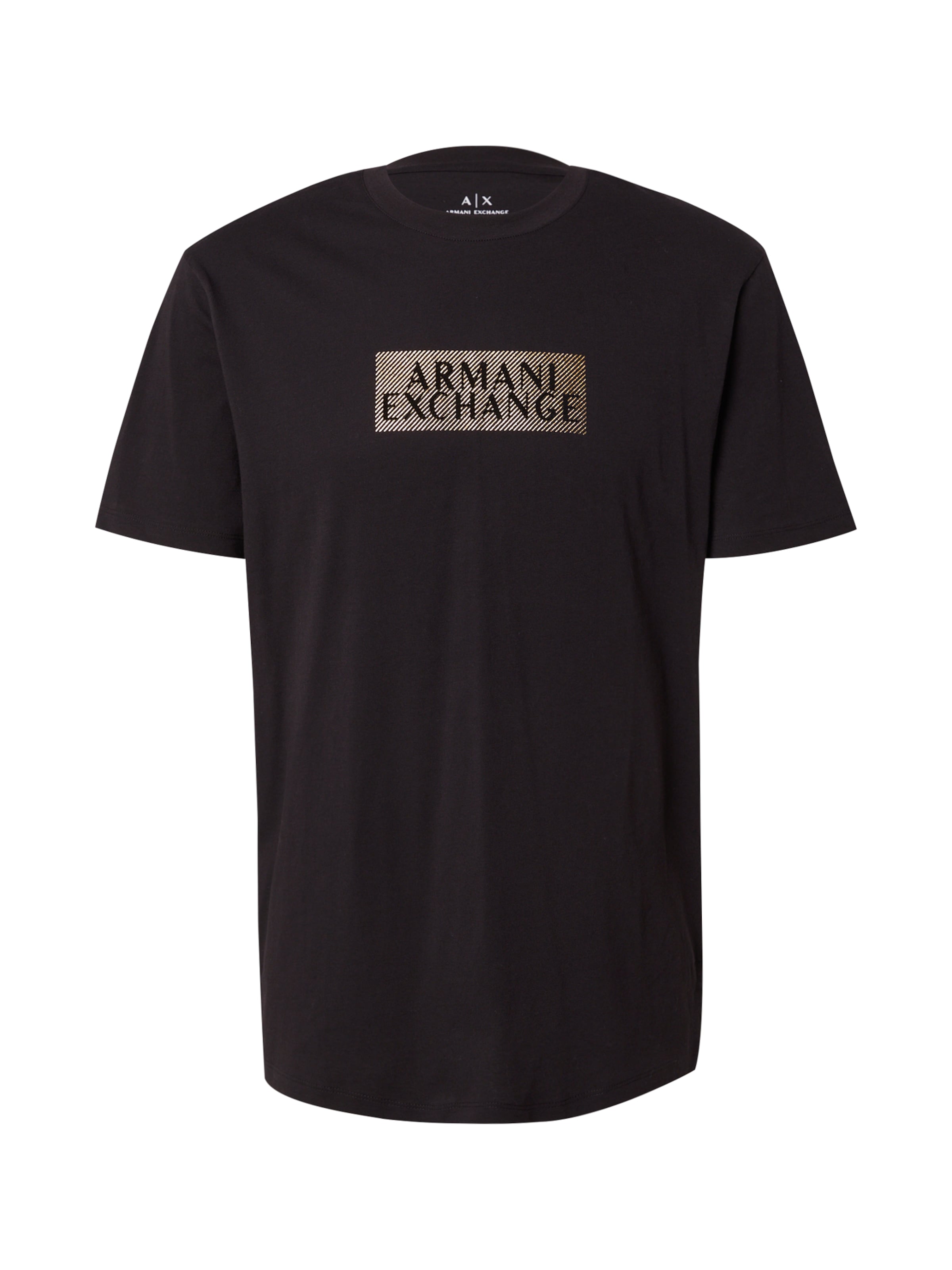 ARMANI EXCHANGE T-shirt i svart: framsida