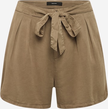 Vero Moda Curve Loosefit Shorts 'Mia' in Braun: predná strana