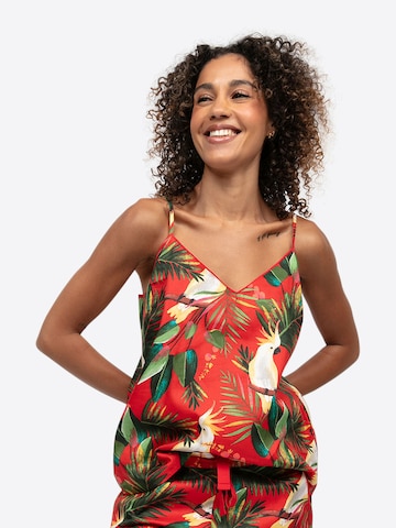 Haut 'Tara' Cyberjammies en rouge