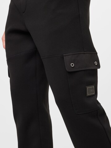 HUGO Tapered Hose 'Dangkang' in Schwarz