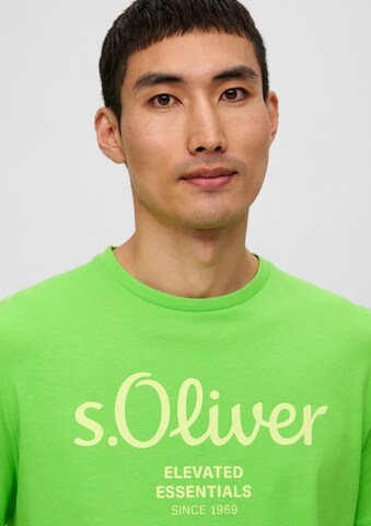 T-Shirt s.Oliver en vert