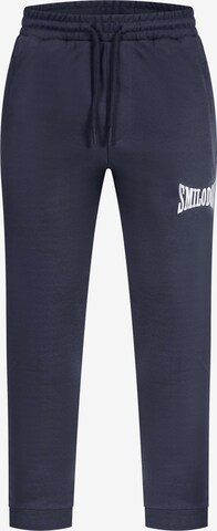 Smilodox Slimfit Broek 'Classic Pro' in Blauw: voorkant