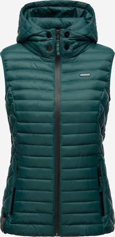 MARIKOO Vest in Green: front