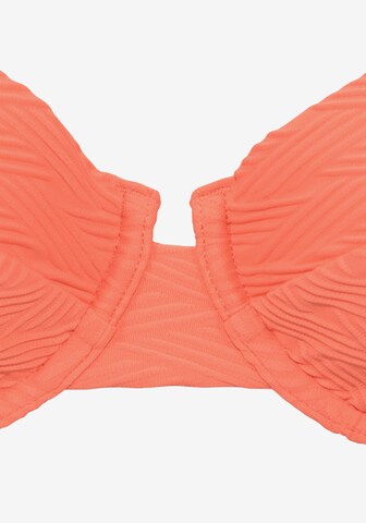 SUNSEEKER T-shirt Bikinitop in Oranje