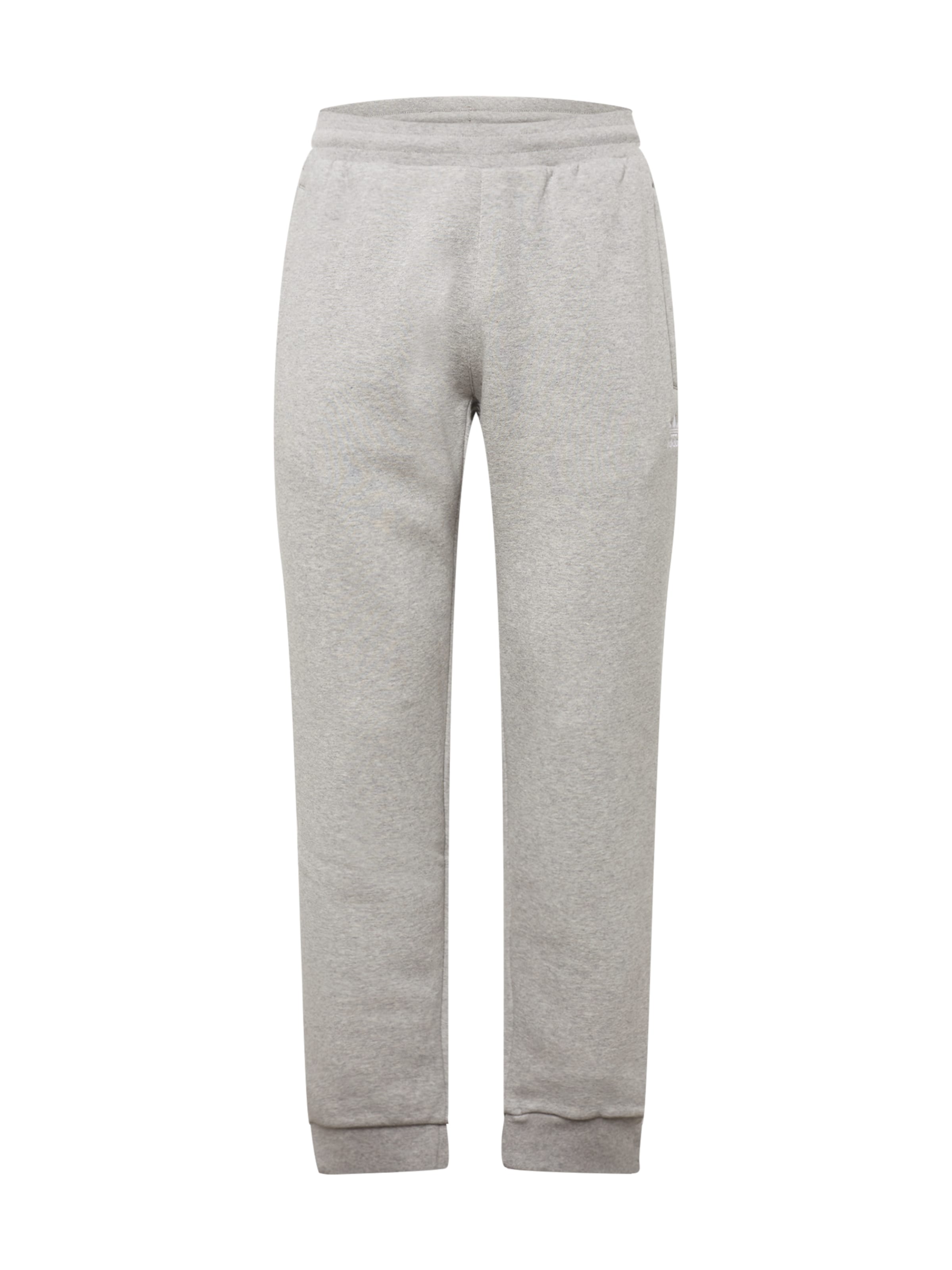 ADIDAS ORIGINALS Tapered Παντελόνι 'Trefoil Essentials' σε γκρι: μπροστά