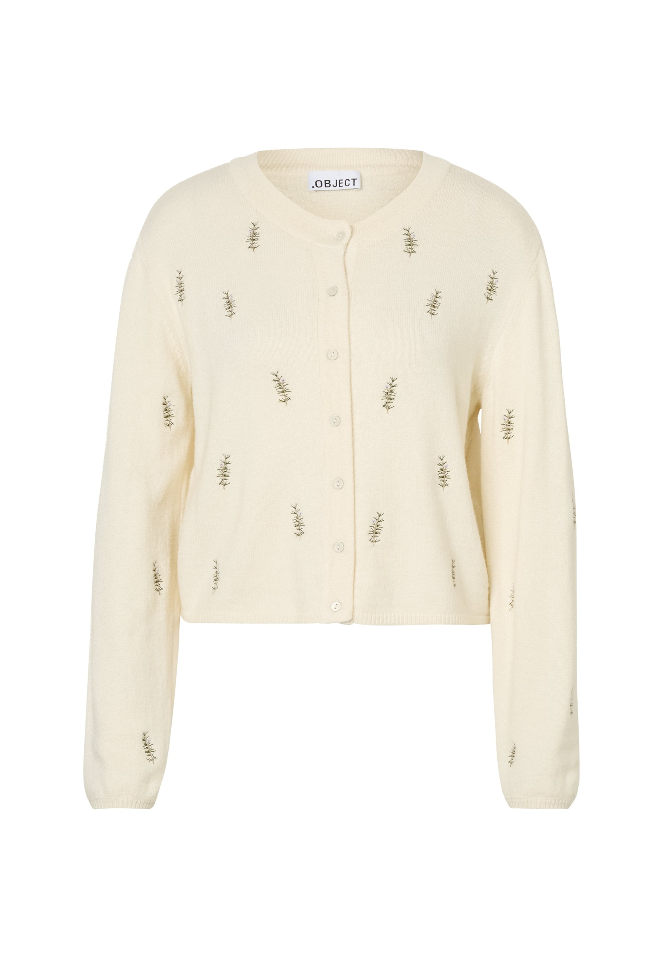 OBJECT - Cárdigan 'OBJTHESS' en beige: frente