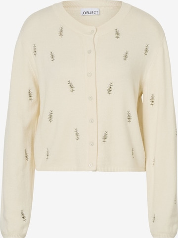 OBJECT - Cárdigan 'OBJTHESS' en beige: frente