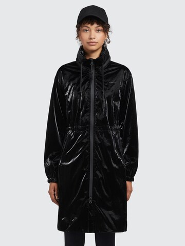 khujo Raincoat 'Marthe2' in Black: front
